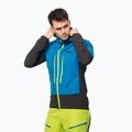 Jack Wolfskin giacca softshell da uomo Alpspitze Hoody blu pacifico