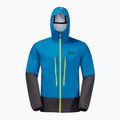 Jack Wolfskin giacca softshell da uomo Alpspitze Hoody blu pacifico 8