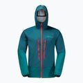 Jack Wolfskin giacca softshell da uomo Alpspitze Hoody blu corallo 6