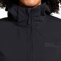 Giacca softshell donna Jack Wolfskin Windhain Hoody nera 4