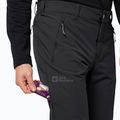 Pantaloni softshell da uomo Jack Wolfskin Activate XT nero 3