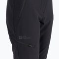 Pantaloni softshell Jack Wolfskin da donna Geigelstein nero 5