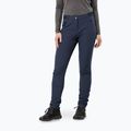 Pantaloni softshell Jack Wolfskin da donna Geigelstein Slim blu notte