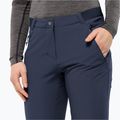 Pantaloni softshell Jack Wolfskin da donna Geigelstein Slim blu notte 3