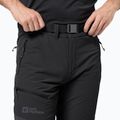 Pantaloni softshell Jack Wolfskin da uomo Ziegspitz nero 3