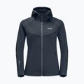 Giacca da trekking da donna Jack Wolfskin Hydro Grid Fleece grafite 1387 9
