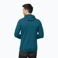 Giacca da trekking da uomo Jack Wolfskin Hydro Grid Hooded FZ blu corallo 2