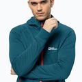 Giacca da trekking da uomo Jack Wolfskin Hydro Grid Hooded FZ blu corallo 3