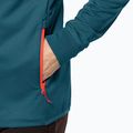 Giacca da trekking da uomo Jack Wolfskin Hydro Grid Hooded FZ blu corallo 5