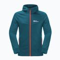 Giacca da trekking da uomo Jack Wolfskin Hydro Grid Hooded FZ blu corallo 6
