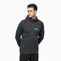 Giacca da trekking da uomo Jack Wolfskin Hydro Grid con cappuccio FZ phantom