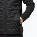 Giacca Jack Wolfskin Routeburn Pro Hybrid da uomo, nero 4