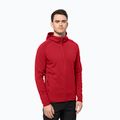 Jack Wolfskin giacca da trekking da uomo Baiselberg con cappuccio FZ rosso adrenalina