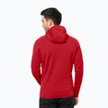 Jack Wolfskin giacca da trekking da uomo Baiselberg con cappuccio FZ rosso adrenalina 2