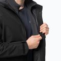 Giacca da trekking Jack Wolfskin da uomo Beilstein FZ nero 3