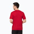 Maglietta da trekking da uomo Jack Wolfskin Tech adrenaline rosso 2
