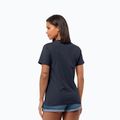 Jack Wolfskin T-shirt trekking donna Essential blu notte 2