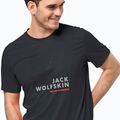 Maglietta Jack Wolfskin Hiking Graphic ebano da uomo 3