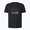 Maglietta Jack Wolfskin Hiking Graphic ebano da uomo 4