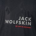 Maglietta Jack Wolfskin Hiking Graphic ebano da uomo 6