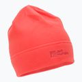 Jack Wolfskin Real Stuff, berretto invernale in corallo caldo