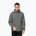 Giacca antipioggia Jack Wolfskin Stormy Point 2L verde geco da uomo