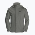 Giacca antipioggia Jack Wolfskin Stormy Point 2L verde geco da uomo 9