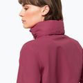 Jack Wolfskin Stormy Point 2L giacca antipioggia da donna rosso sangria 4