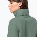 Jack Wolfskin Stormy Point 2L giacca antipioggia da donna verde picnic 4