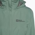 Jack Wolfskin Stormy Point 2L giacca antipioggia da donna verde picnic 8