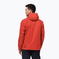 Jack Wolfskin giacca da pioggia da uomo Pack & Go Shell rosso forte 2