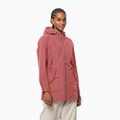 Jack Wolfskin Parka Dakar donna mackintosh rosa sbiadito