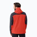 Giacca antipioggia Jack Wolfskin Go Hike strong da uomo di colore rosso 2