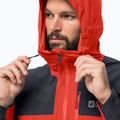 Giacca antipioggia Jack Wolfskin Go Hike strong da uomo di colore rosso 5