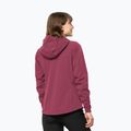 Jack Wolfskin Highest Peak giacca da pioggia da donna rosso sangria 2