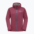 Jack Wolfskin Highest Peak giacca da pioggia da donna rosso sangria 10