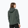 Giacca antipioggia Jack Wolfskin Highest Peak donna verde ardesia 2