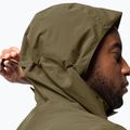 Jack Wolfskin giacca da pioggia Mainkai uomo grigio oliva 3