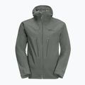 Giacca da pioggia Jack Wolfskin da uomo Kammweg 3L Jkt M verde geco 11