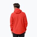 Jack Wolfskin giacca da pioggia da uomo Elsberg 2.5L rosso forte 2