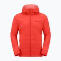 Jack Wolfskin giacca da pioggia da uomo Elsberg 2.5L rosso forte 6