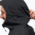Jack Wolfskin giacca da pioggia da uomo Elsberg 2.5L nero 3