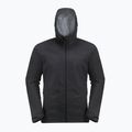 Jack Wolfskin giacca da pioggia da uomo Elsberg 2.5L nero 6