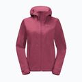 Jack Wolfskin giacca da pioggia da donna Elsberg 2.5L rosso sangria 6