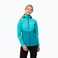 Giacca Jack Wolfskin Go Hike Softshell da donna, blu piastrella