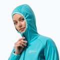 Giacca Jack Wolfskin Go Hike Softshell da donna, blu piastrella 3