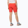 Pantaloncini Jack Wolfskin Hilltop Trail da donna, arancione tango 2