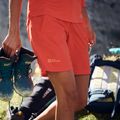 Pantaloncini Jack Wolfskin Hilltop Trail da donna, arancione tango 6