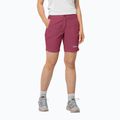 Pantaloncini da trekking Jack Wolfskin Hilltop Trail da donna rosso sangria