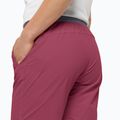 Pantaloncini da trekking Jack Wolfskin Hilltop Trail da donna rosso sangria 4